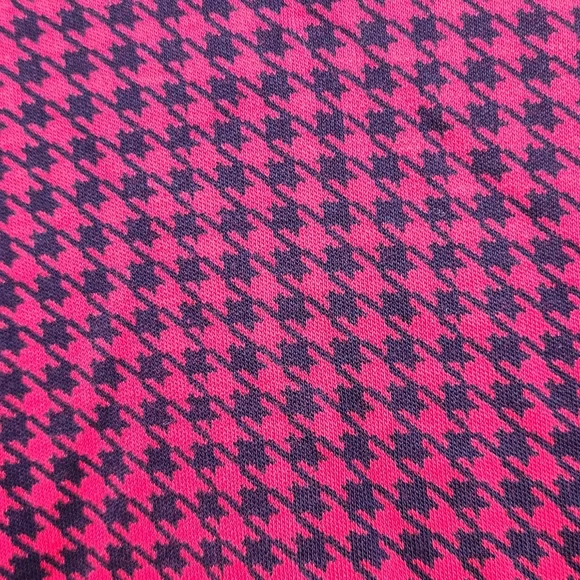 Men's Lands' End 100% cotton mock turtleneck Size L (42-44) Red & Black - Picture 4 of 8